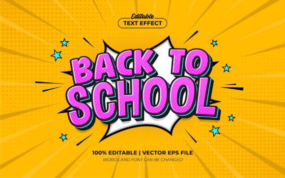 Back to School 3d Cartoon Text Effect: A Strategic Tool for Creative and Professional Expression