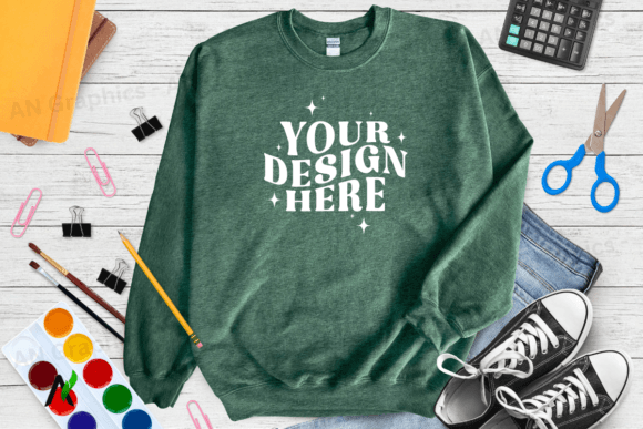 Back to School Gildan 18000 Mockup 0204: A Creative Design Tool