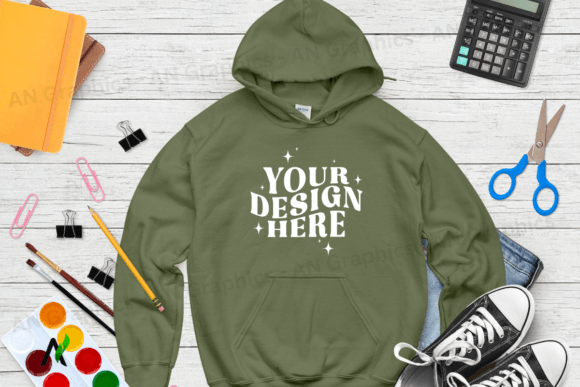 Back to School Gildan 18500 Mockup - 052: A Versatile Tool for Designers and Merchants