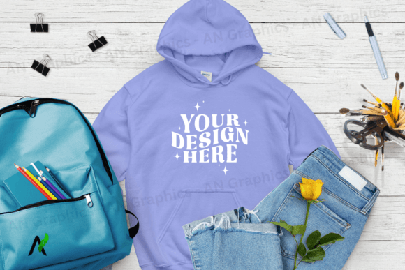 Back to School Gildan 18500 Mockup – A Powerful Tool for Designers and Merchants