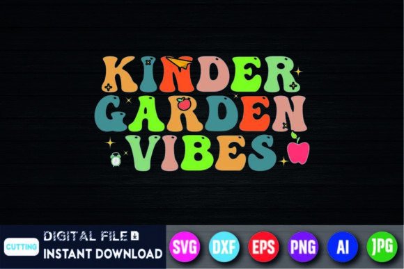Kinder Graden Vibes Back to School SVG: A Creative Resource for Designers and Crafters
