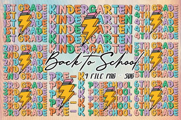 Rainbow Back to School Clipart