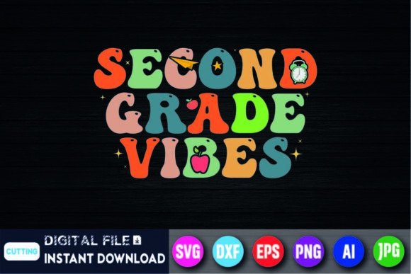 Second Grade Vibes Back to-School Shirt