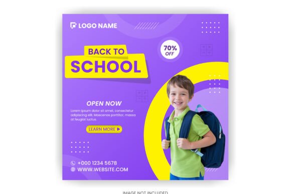 Unleash the Power of Creativity with Square Back-to-School Admission Banners